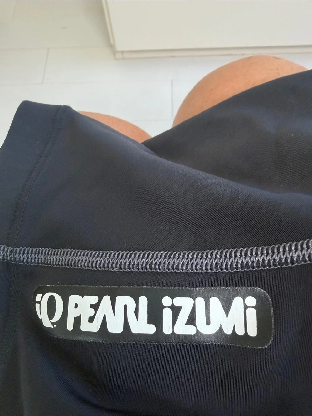 Pearl Izumi Mens Black Cycling Bib One-Piece with White Logo